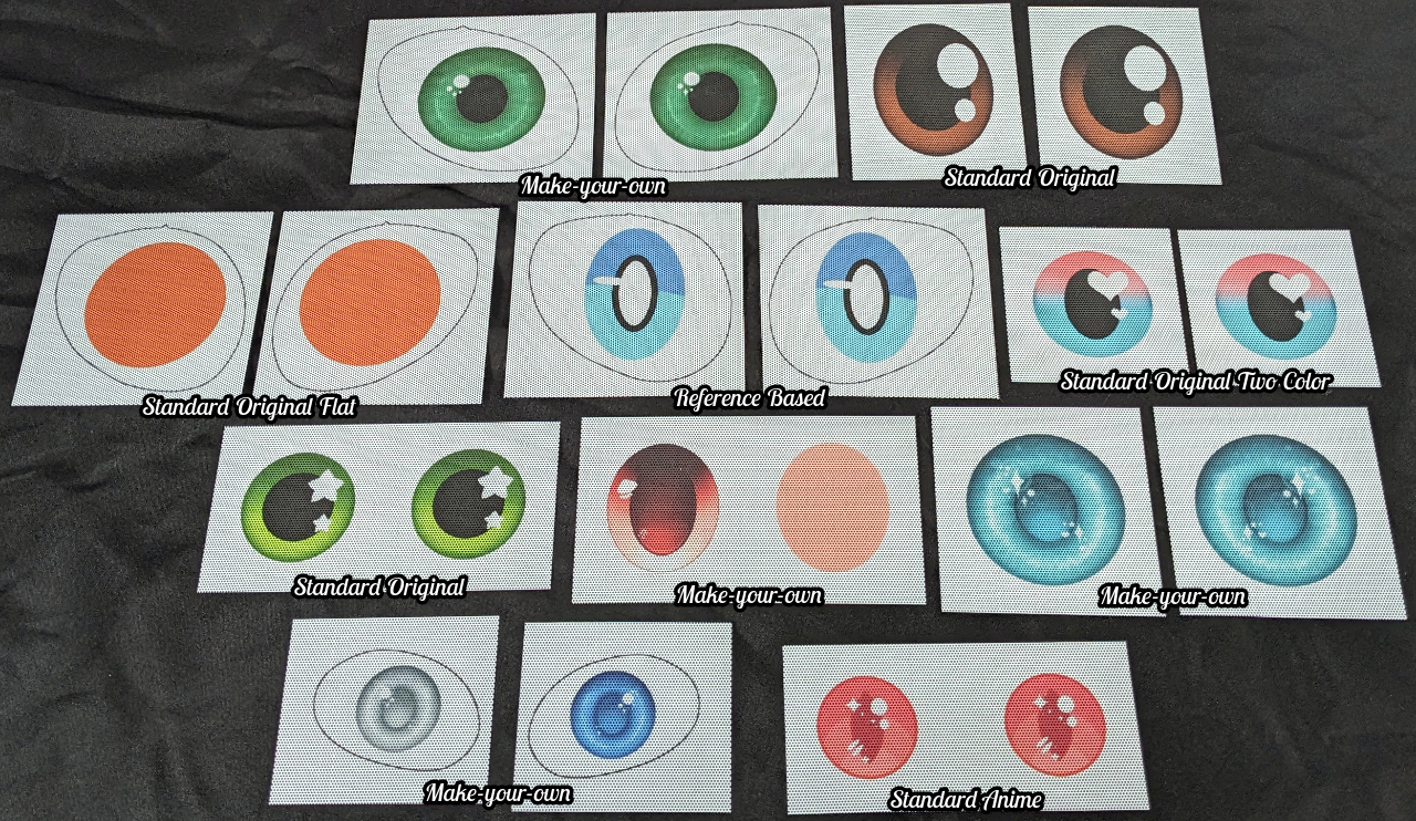 Kemono Style Eye Set (2D or 3D)