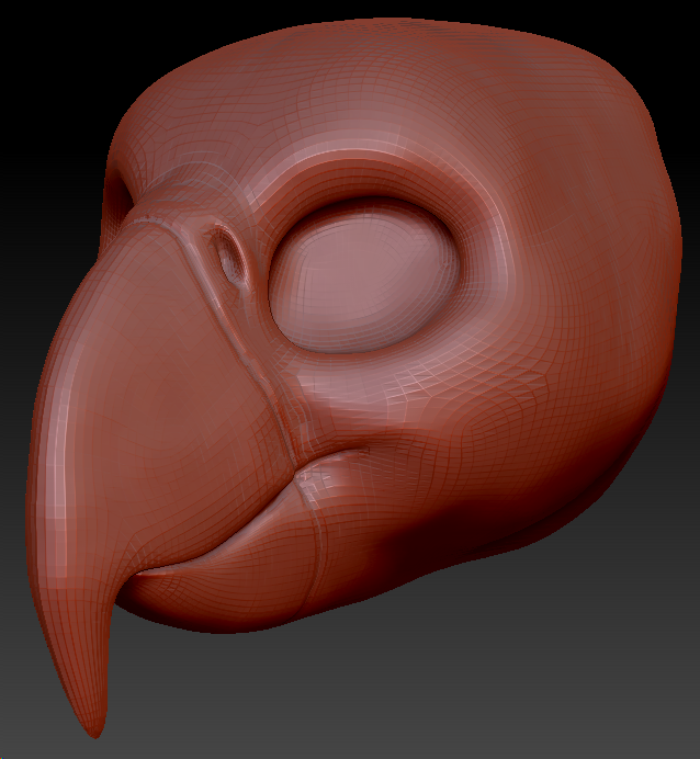 Gender Neutral Macaw Parrot Head Base