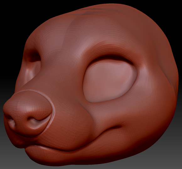Feminine Toony Marten Head Base Variant 1