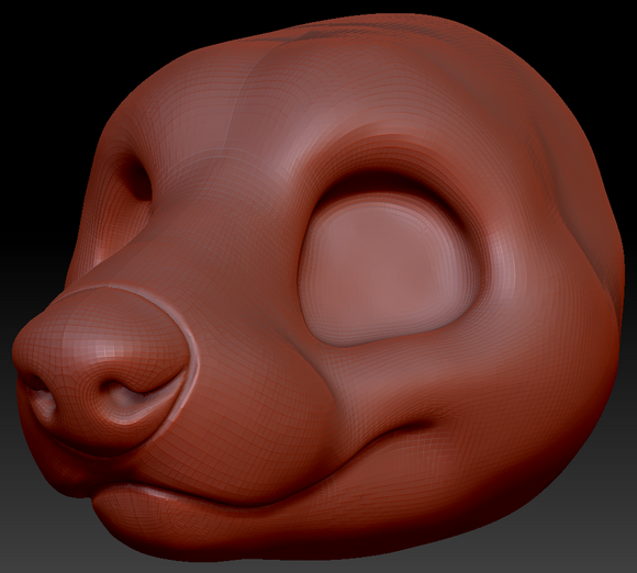 Gender Neutral Toony Marten Head Base Variant 1