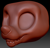 Western Kemono Crux Head Base Variant 3