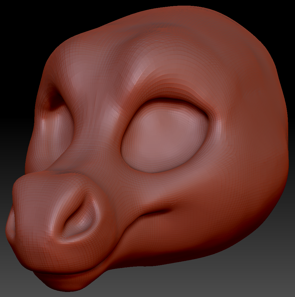 Feminine Toony Horse Head Base Variant 2