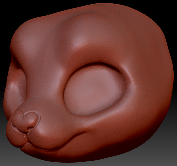 True Kemono Canine Head Base Variant 1