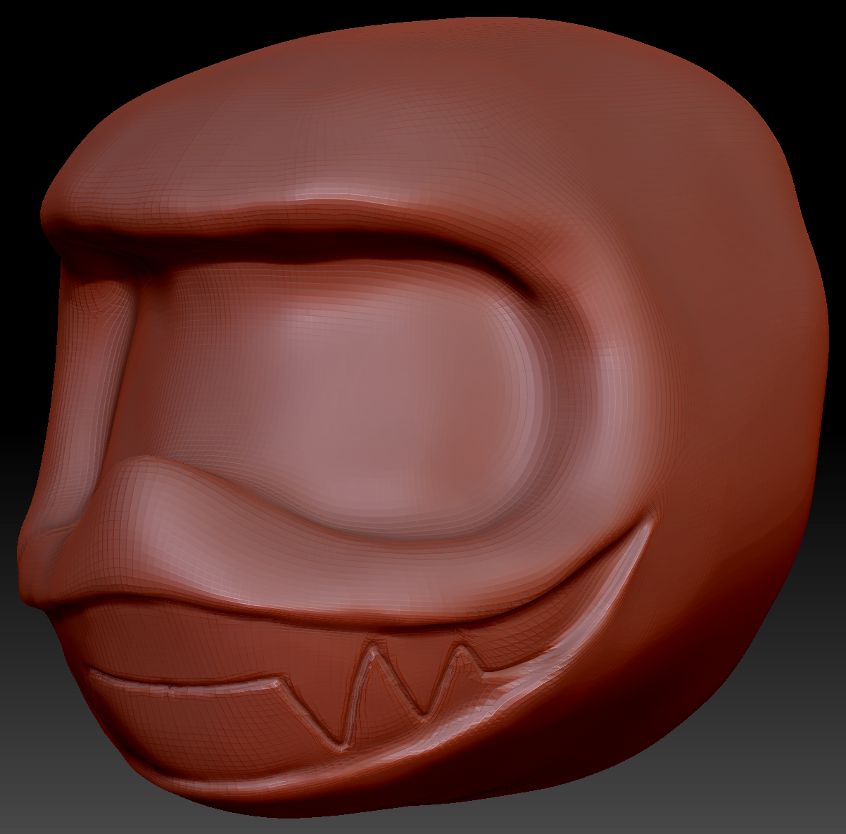 Western Kemono Basic Toothy Head Base Variant 2