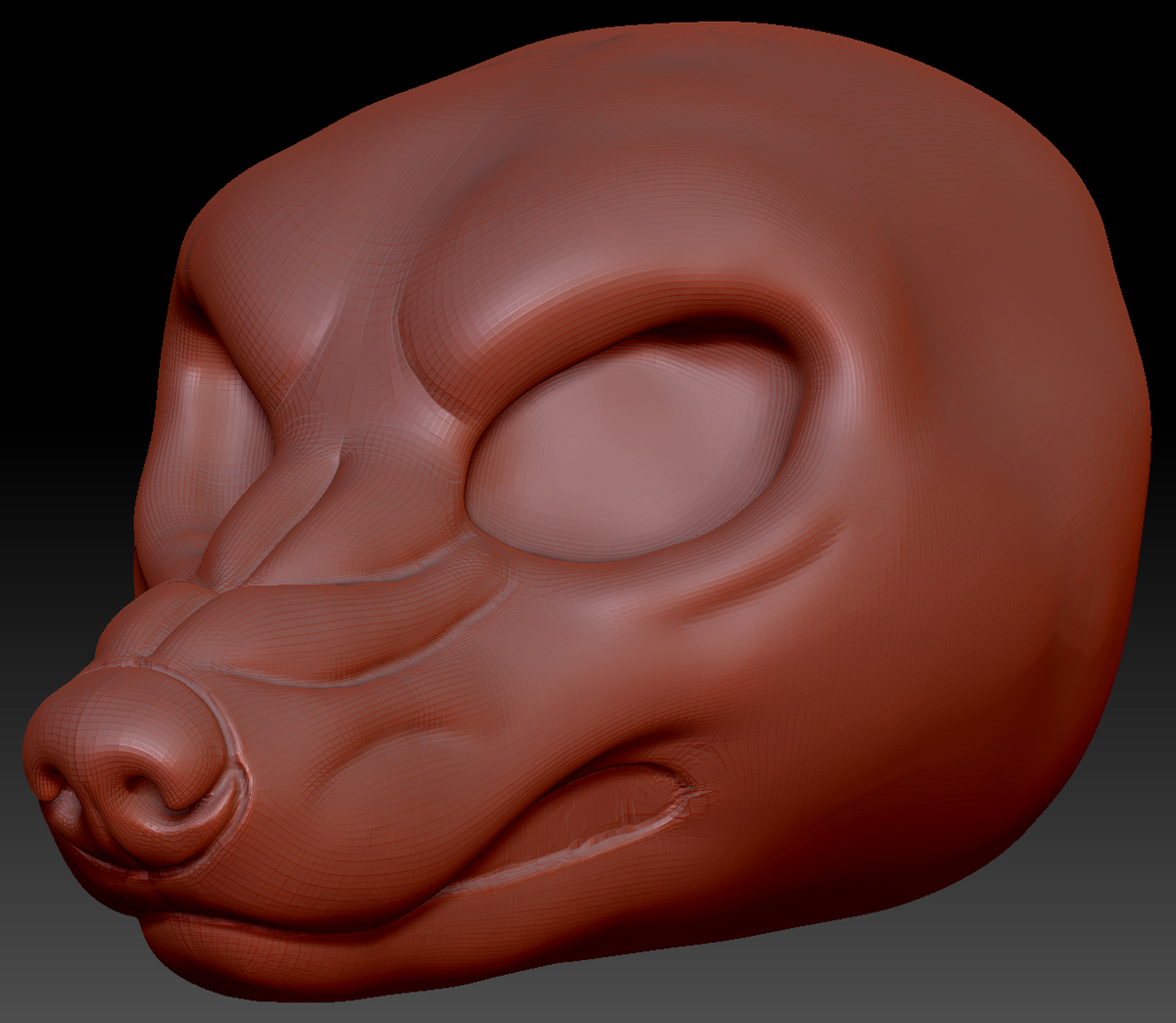 Feminine Fox Head Base Variant 3