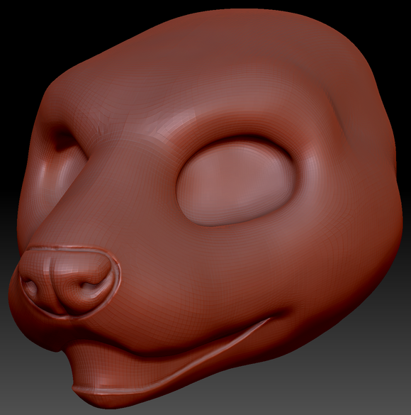 Gender Neutral Ferret Static Jaw Head Base
