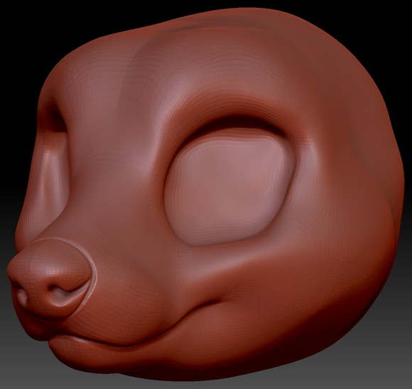 Kemono Toony Marten Head Base Variant 1