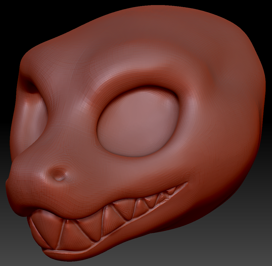 Western Kemono Rainbow Boa Head Base Variant 1