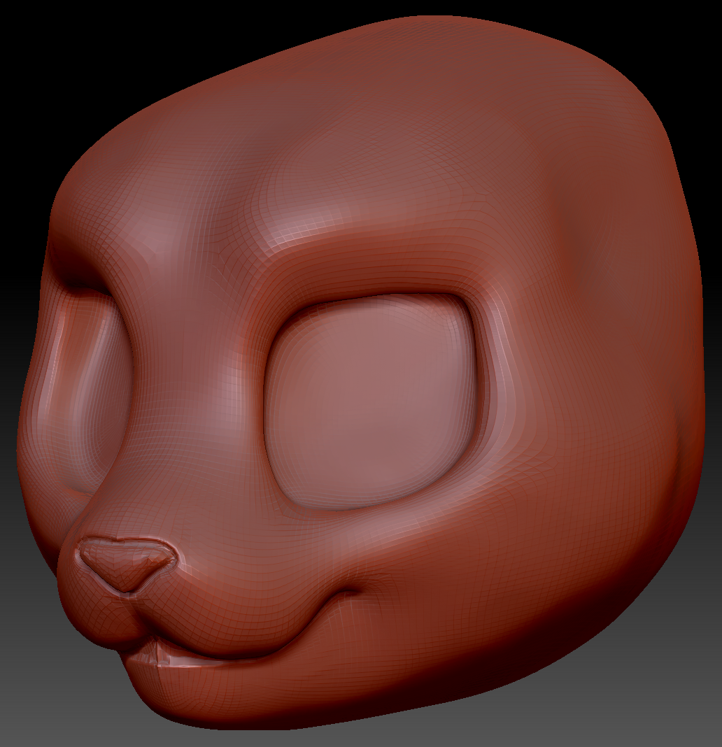 Western Kemono Feline Head Base Variant 6