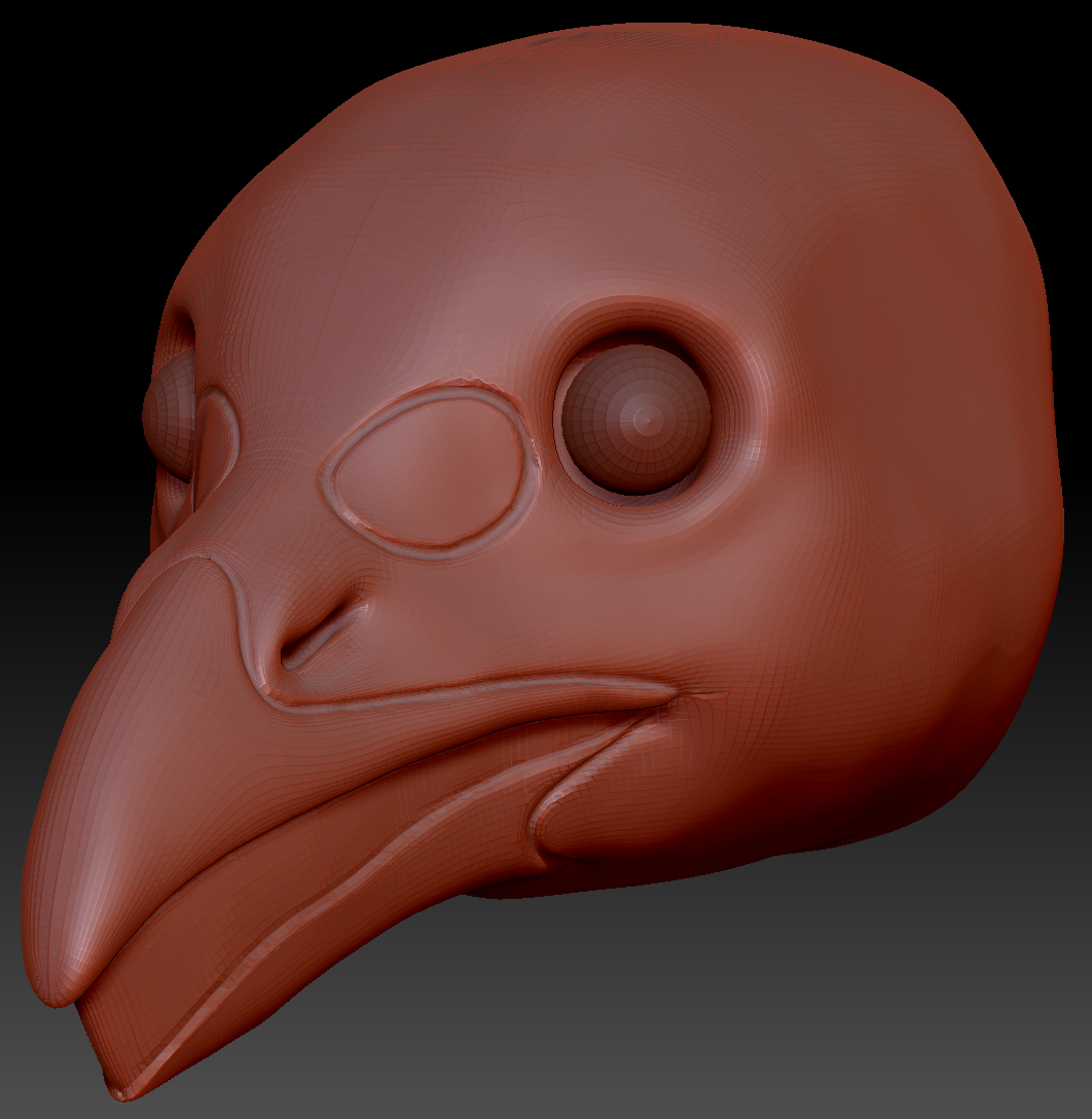 Realistic Chicken Static Jaw Head Base