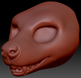 Feminine Hyena Head Base Variant 4