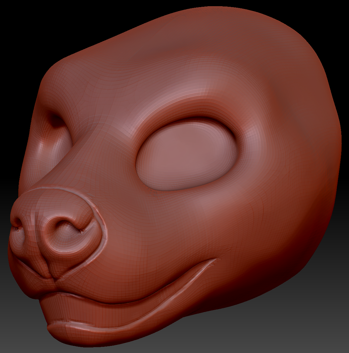 Gender Neutral Fossa Static Jaw Head Base