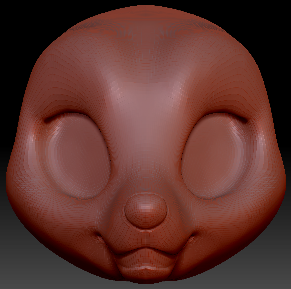 True Kemono Fox Static Jaw Head Base