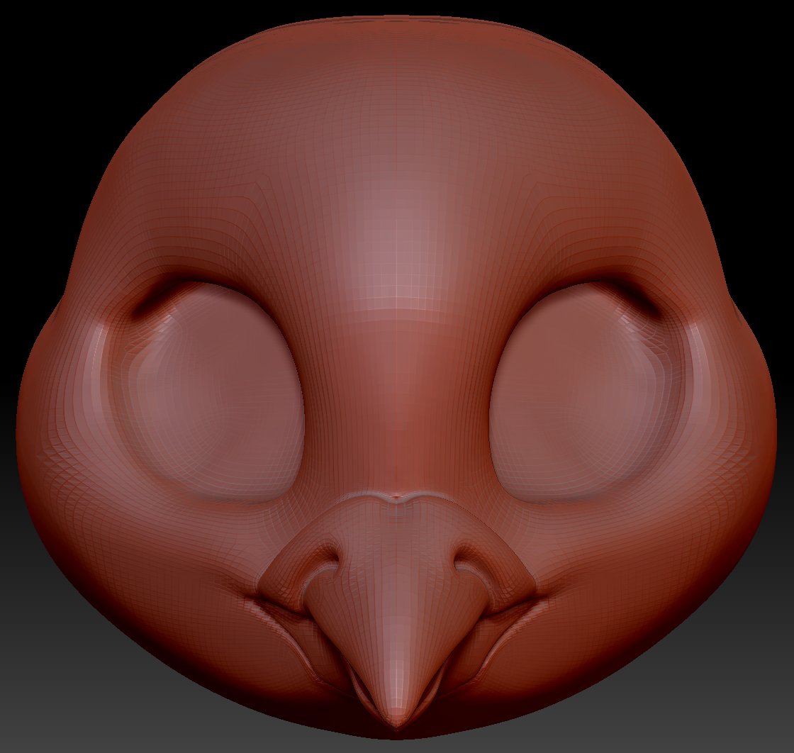 True Kemono Old German Owl Pigeon Static Jaw Head Base Variant 1