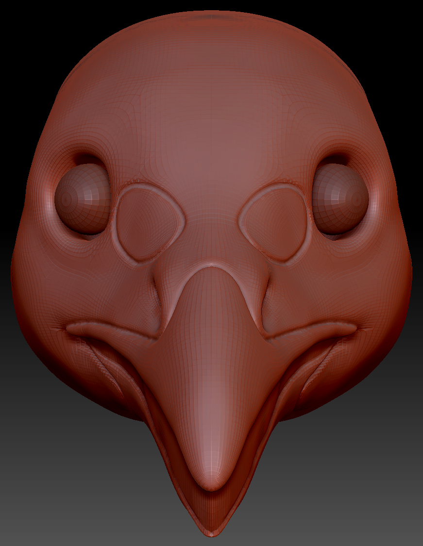 Realistic Chicken Static Jaw Head Base