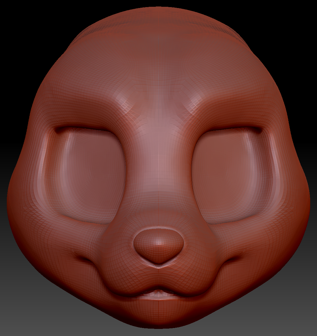 Western Kemono Canine Head Base Variant 6