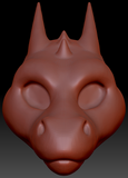Gender Neutral Long-nosed Angel Dragon Head Base Complex Variant 1