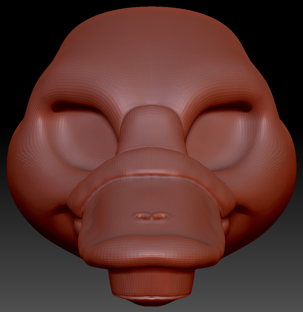 Feminine Platypus Static Jaw Head Base