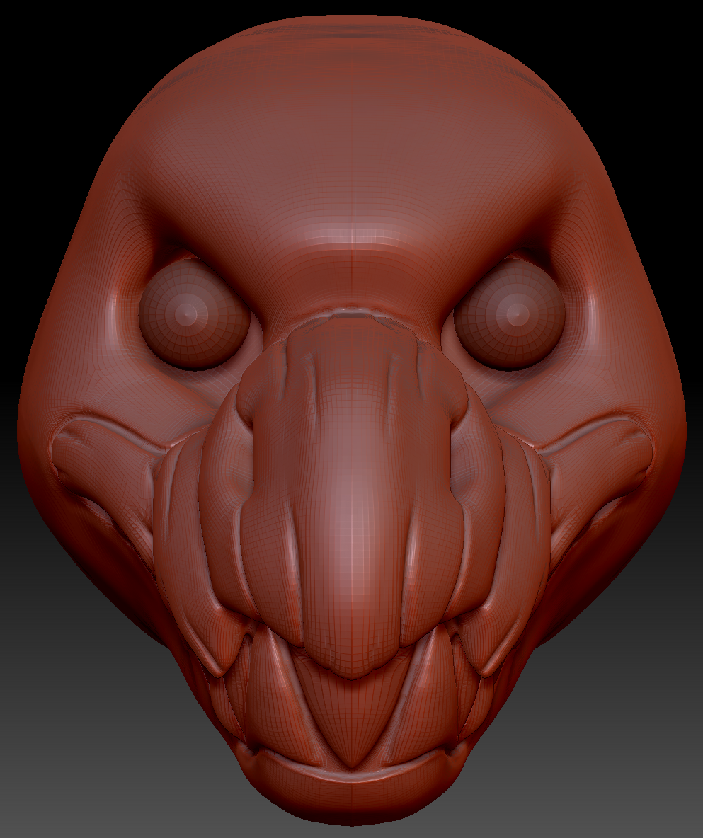Realistic Wyvern Head Base Variant 1