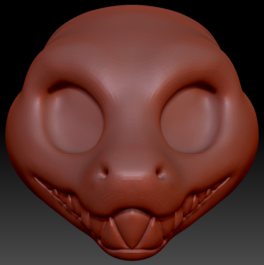 Western Kemono Rainbow Boa Head Base Variant 1