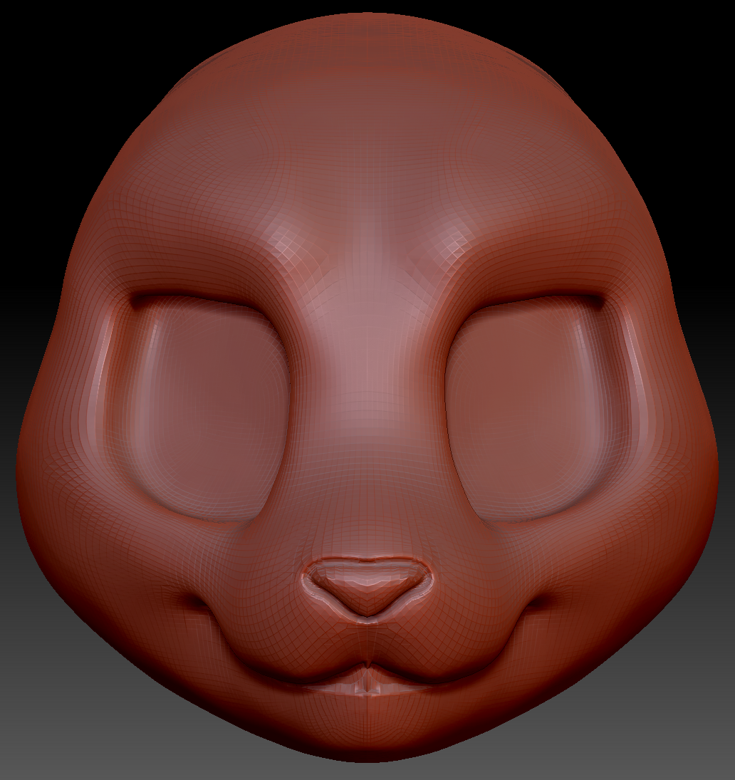Western Kemono Feline Head Base Variant 6