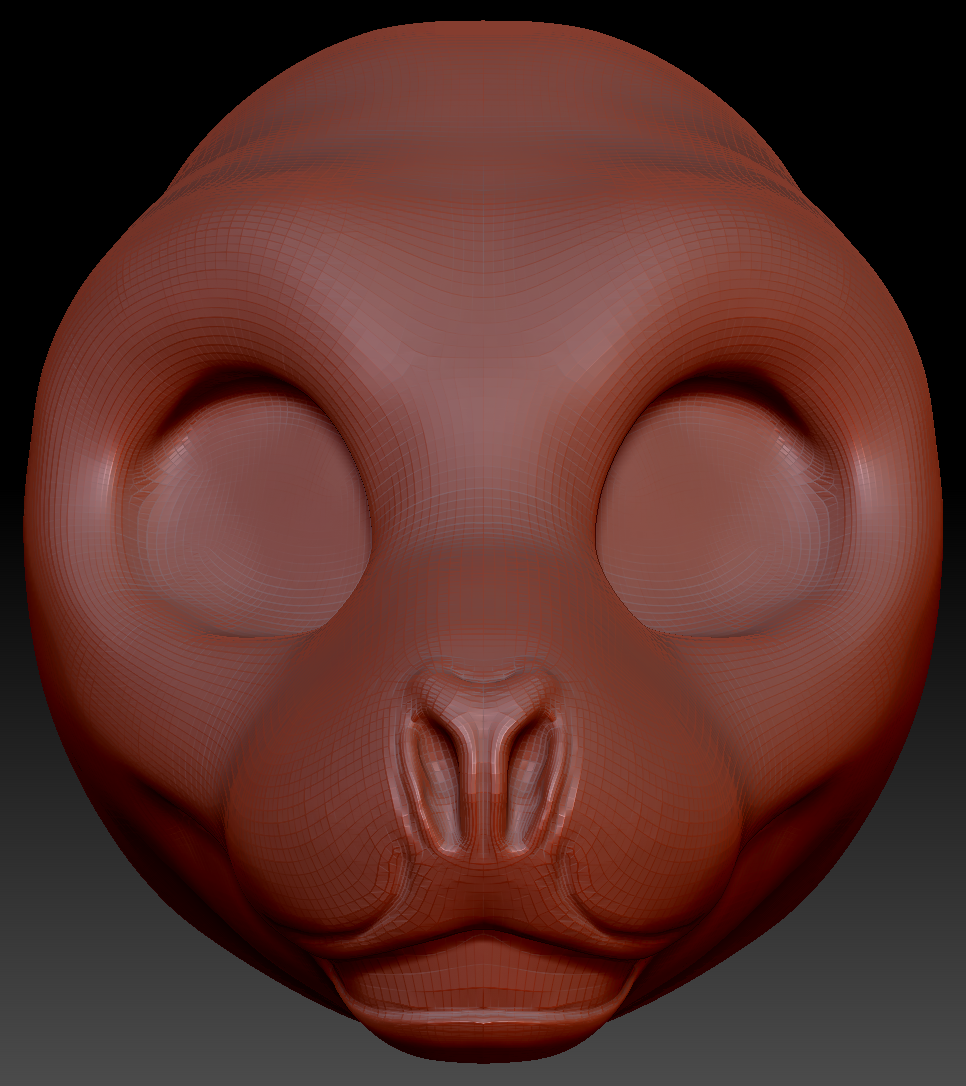 Gender Neutral California Sea Lion Static Jaw Head Base Variant 1