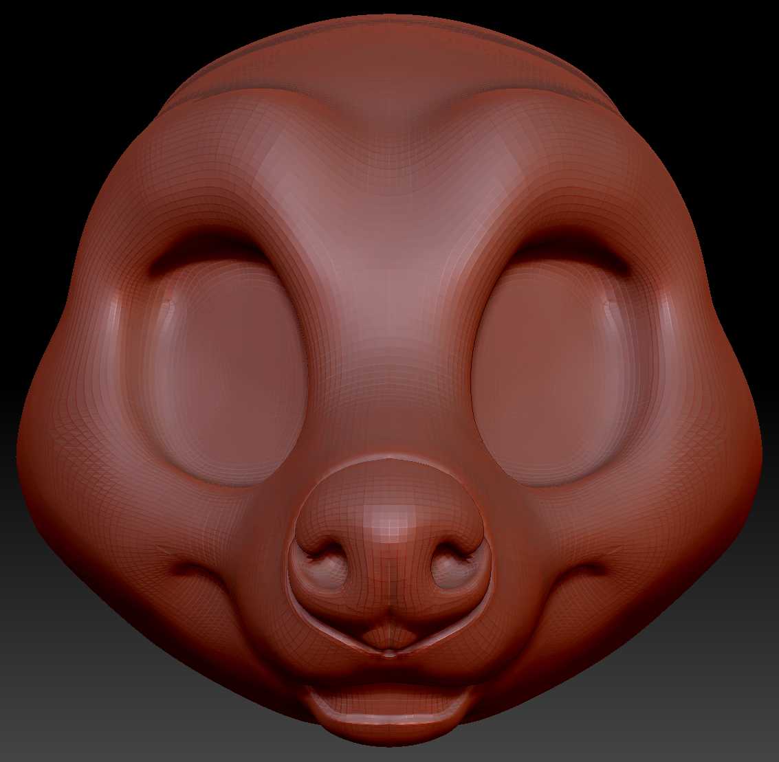 Kemono Toony Hyena Static Jaw Head Base Variant 2