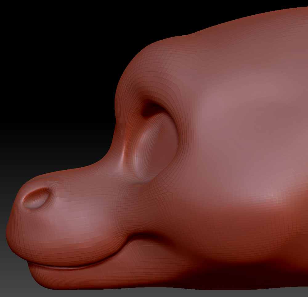 Gender Neutral Toony Angel Dragon Head Base Variant 2