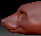 Feminine Toony Marten Head Base Variant 1