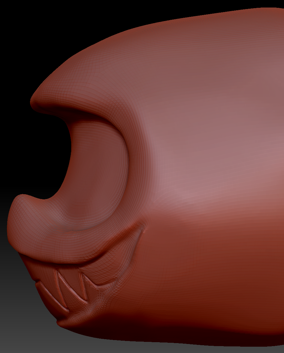 Western Kemono Basic Toothy Head Base Variant 2