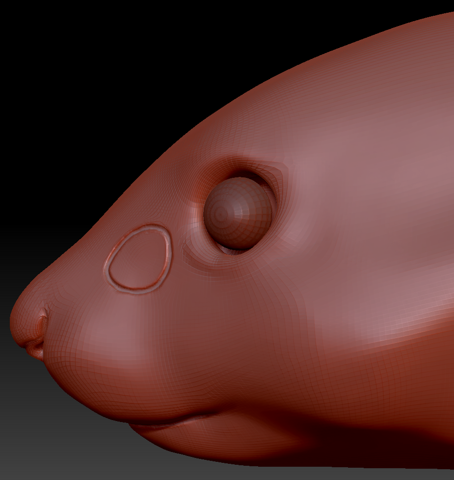 Realistic Squirrel Head Base