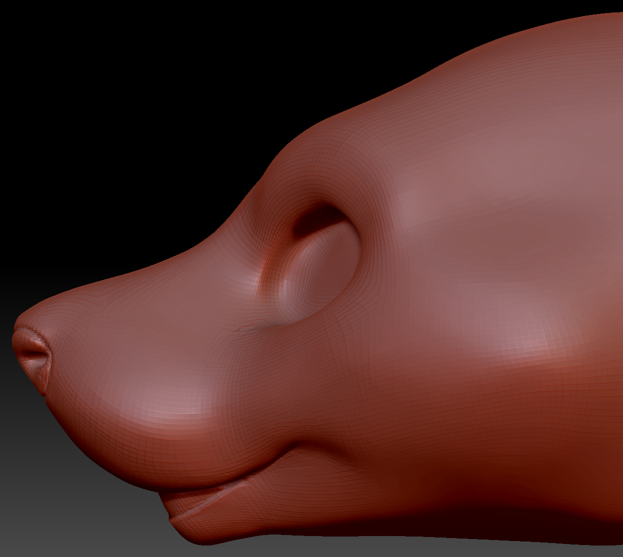 Gender Neutral Rat Static Jaw Head Base Variant 1