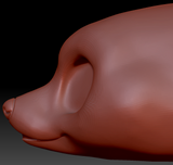 Fennec Fox Static Jaw Head Base Variant 1