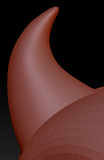 Smooth Unicorn Horn 10