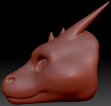 Gender Neutral Long-nosed Angel Dragon Head Base Complex Variant 1
