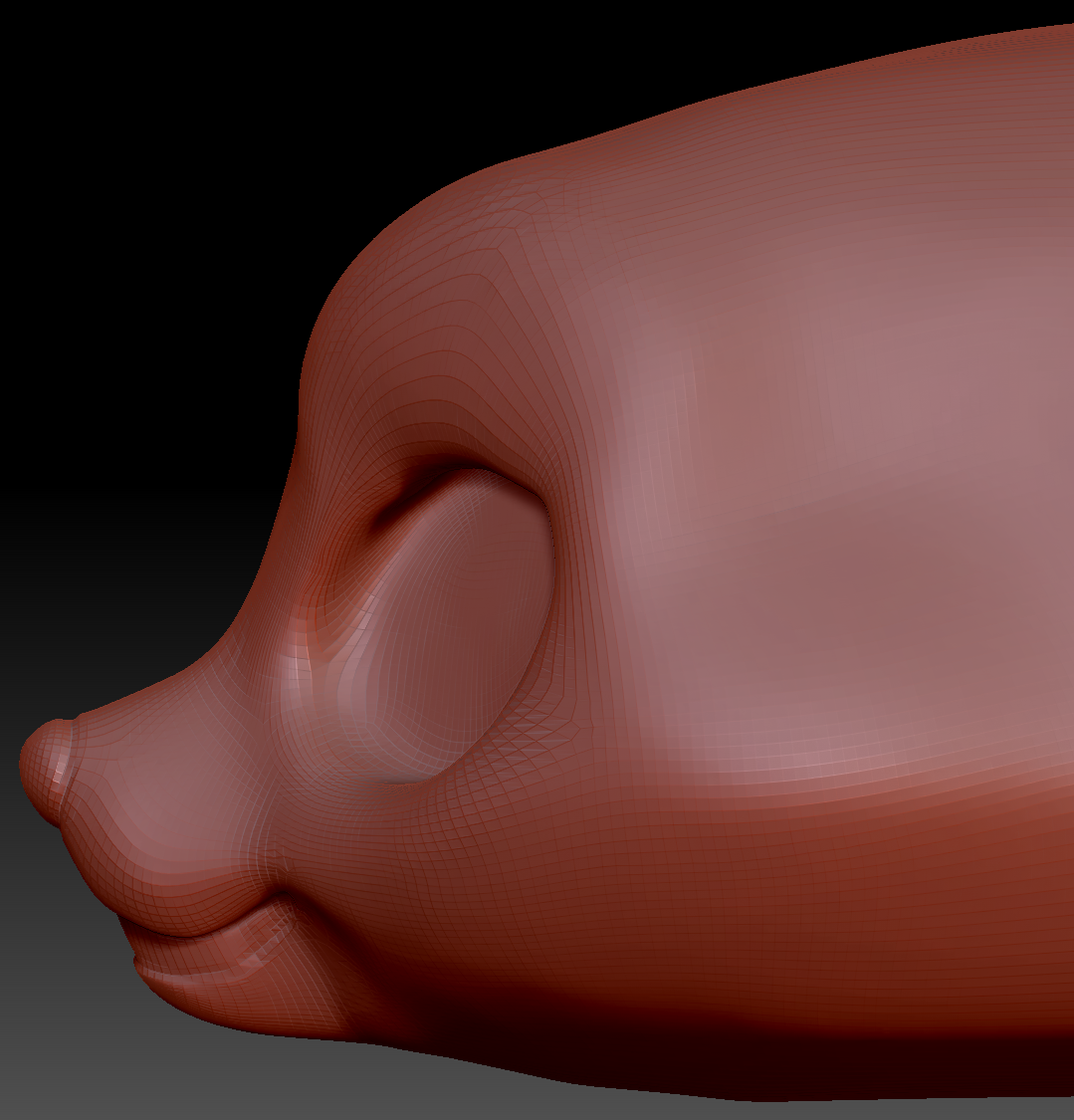 True Kemono Fox Static Jaw Head Base