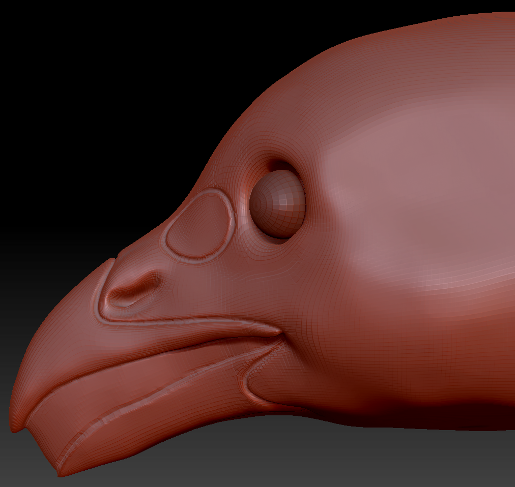 Realistic Chicken Static Jaw Head Base