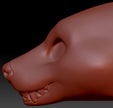 Gender Neutral Hyena Head Base Variant 3