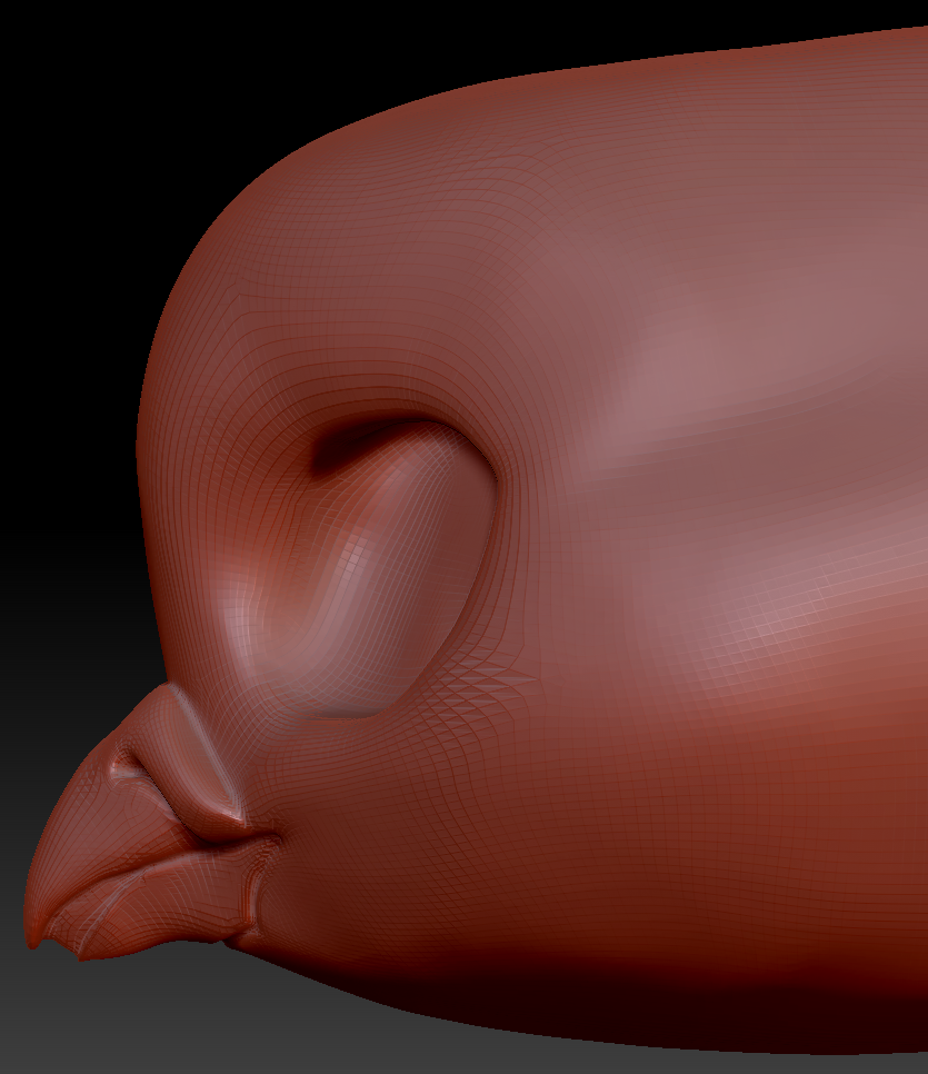 True Kemono Old German Owl Pigeon Static Jaw Head Base Variant 1