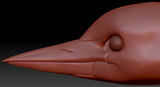 Realistic Heron Head Base