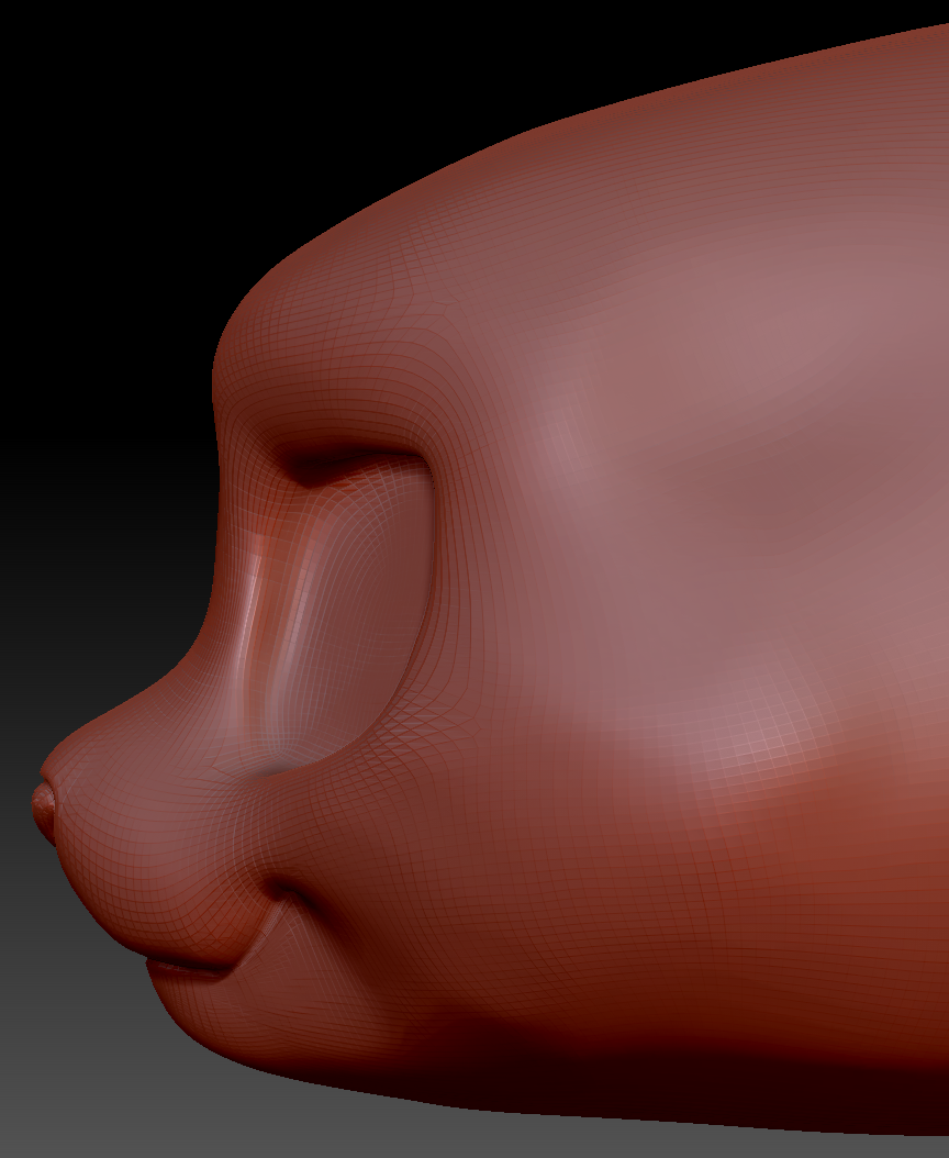 Western Kemono Feline Head Base Variant 6