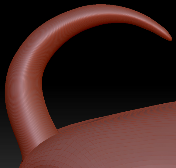 Smooth Unicorn Horn 12