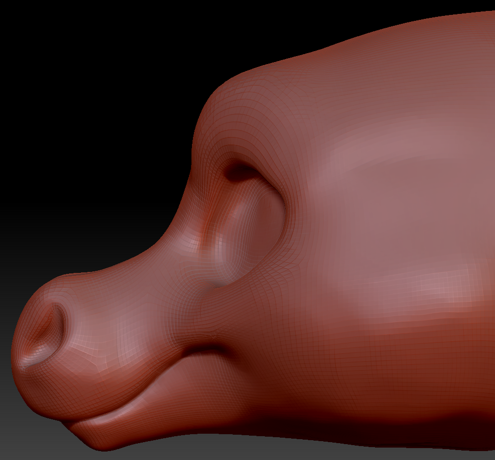 Feminine Toony Horse Head Base Variant 2