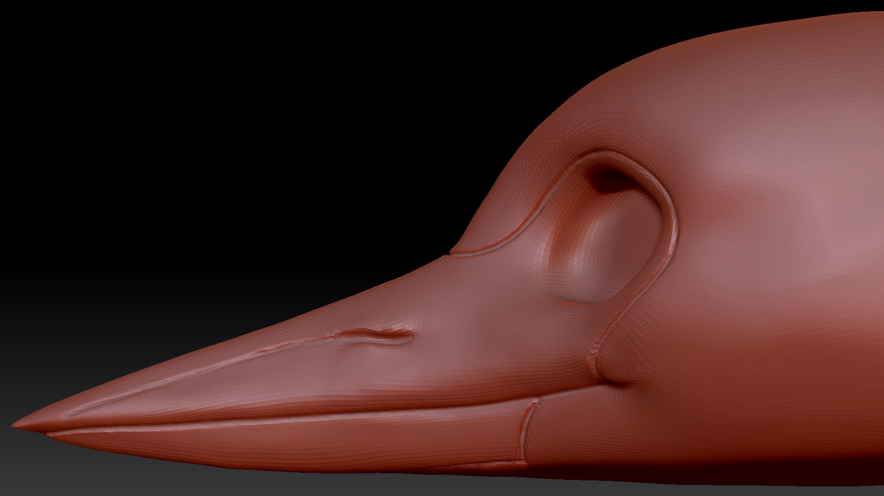 Gender Neutral Heron Head Base