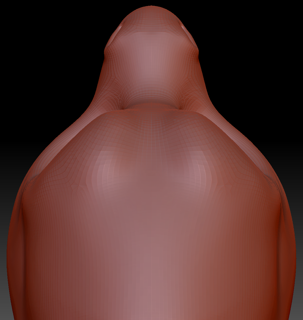 Feminine Toony Round-nosed Dragon Head Base Variant 2