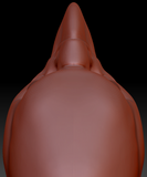 Realistic Harris Hawk Head Base