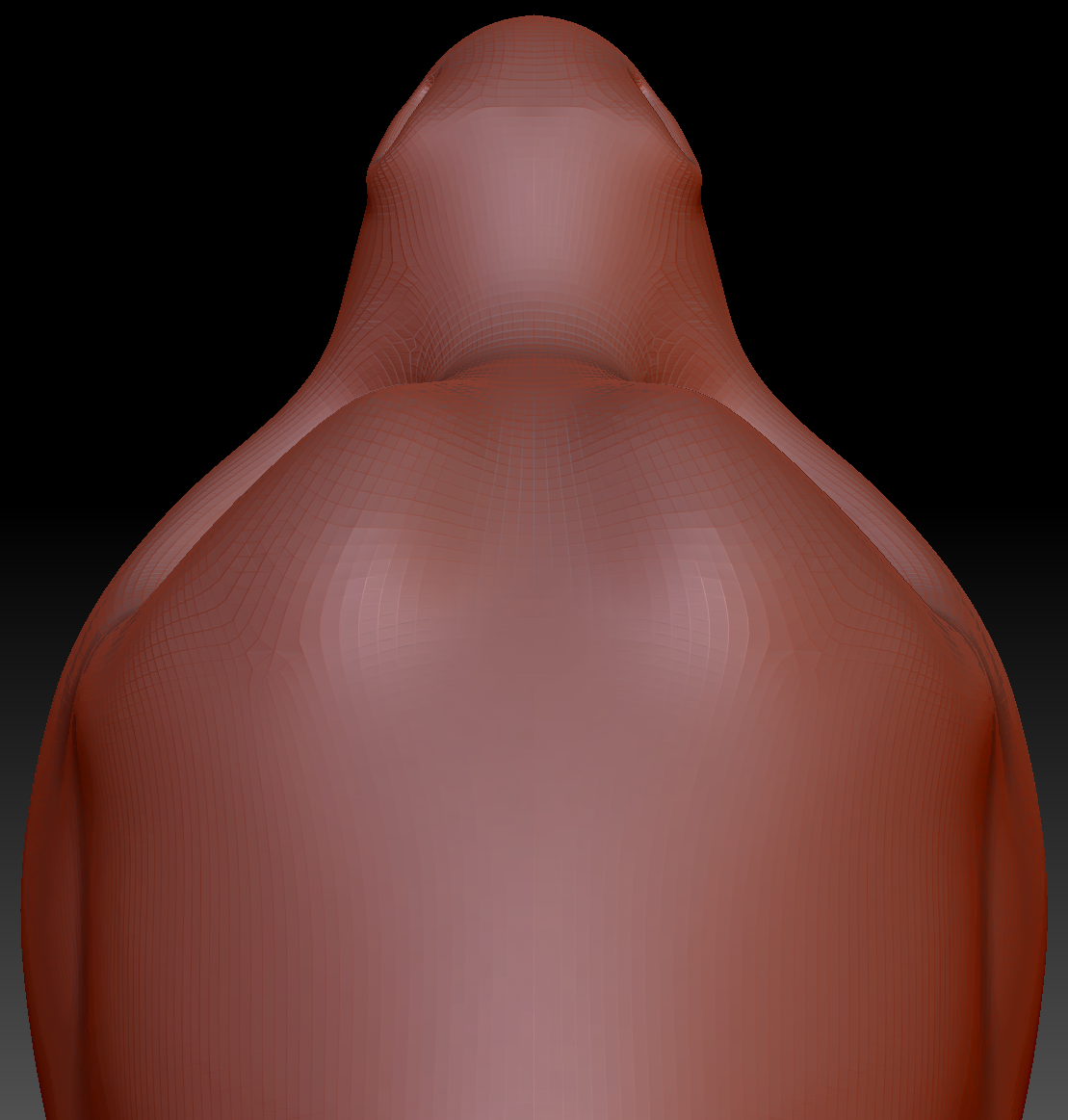 Gender Neutral Toony Round-nosed Dragon Head Base Variant 4