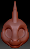 Smooth Unicorn Horn 13