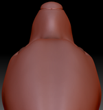 Realistic Canary Mastiff Head Base