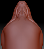 Feminine Hyena Head Base Variant 6